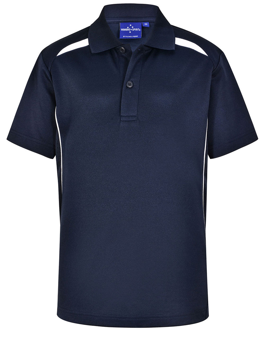 PS93K KIDS SUSTAINABLE POLY/COTTON CONTRAST SS POLO