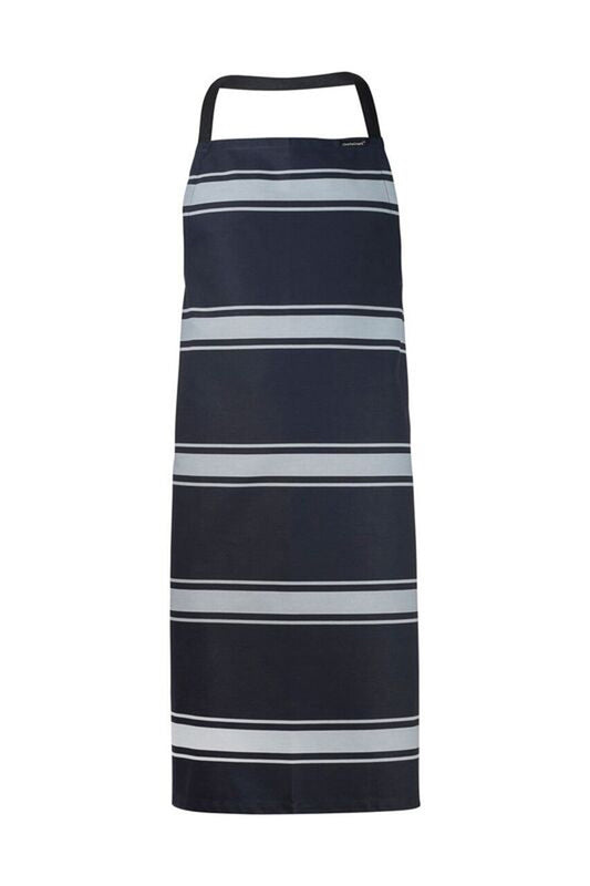 CA006 Full Bib Butchers Stripe Apron