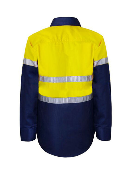 Copy of WSK127 Kids Hi WSK125 Kids Hi Vis Shirt Csr Ref TapeVis Shirt Long Sleeve
