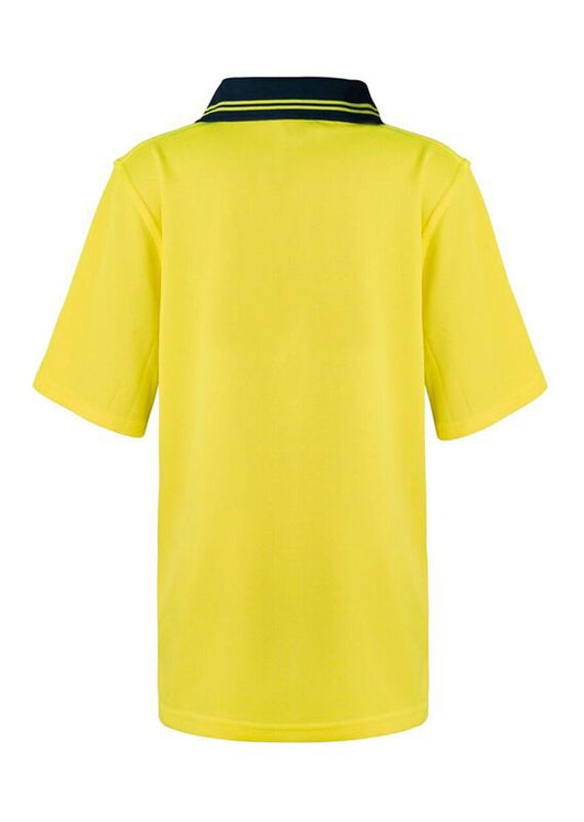 WSPK20 Kids S/S Two Tone Polo