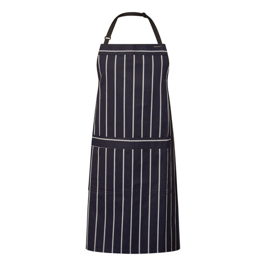 CA030 Cafe Stripe Apron Wth Pkt