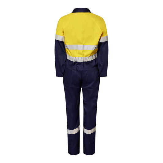 WC3070 Light Hivis Coverall Csr Tape Stout