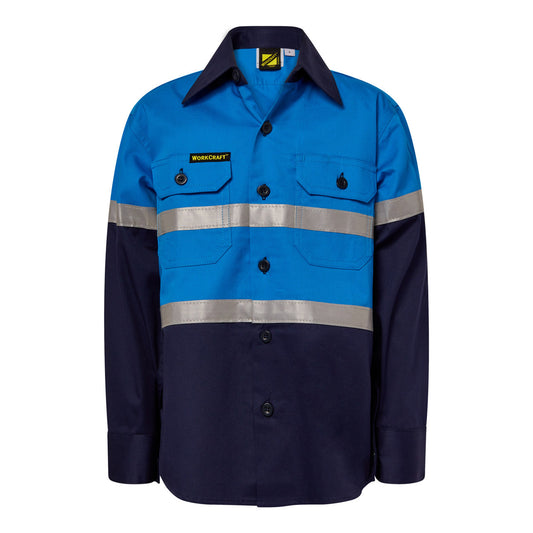 WSK129 Kids Two Tone Shirt - Taped