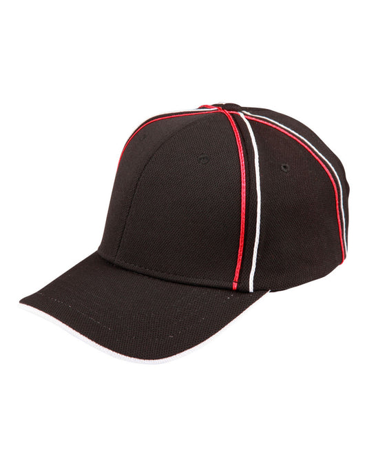 CH76 Tri-Colour Pique Mesh Cap