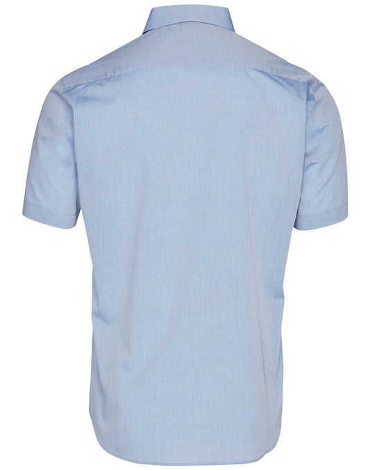 M7011 Men's Fine Chambray Short Sleeve Shirt