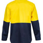 WS3032 Two Tone L/S Shirt With Studs