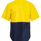WS3063 Two Tone Hi Vis S/S Shirt Stud