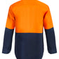 WS3035 L/S Two Tone Hi Vis Shirt Stud