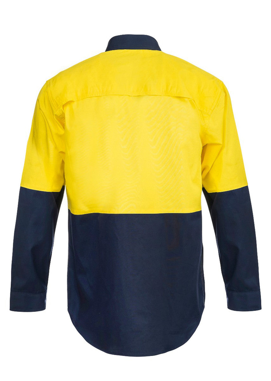 WS4247 Cotton L/S Shirt W Mesh Insert