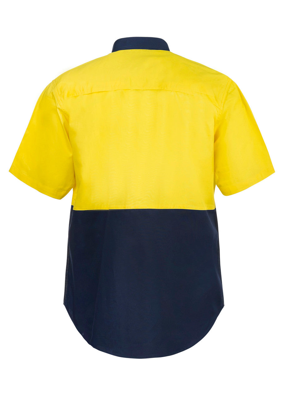 WS4248 Cotton S/S Shirt W Mesh Insert