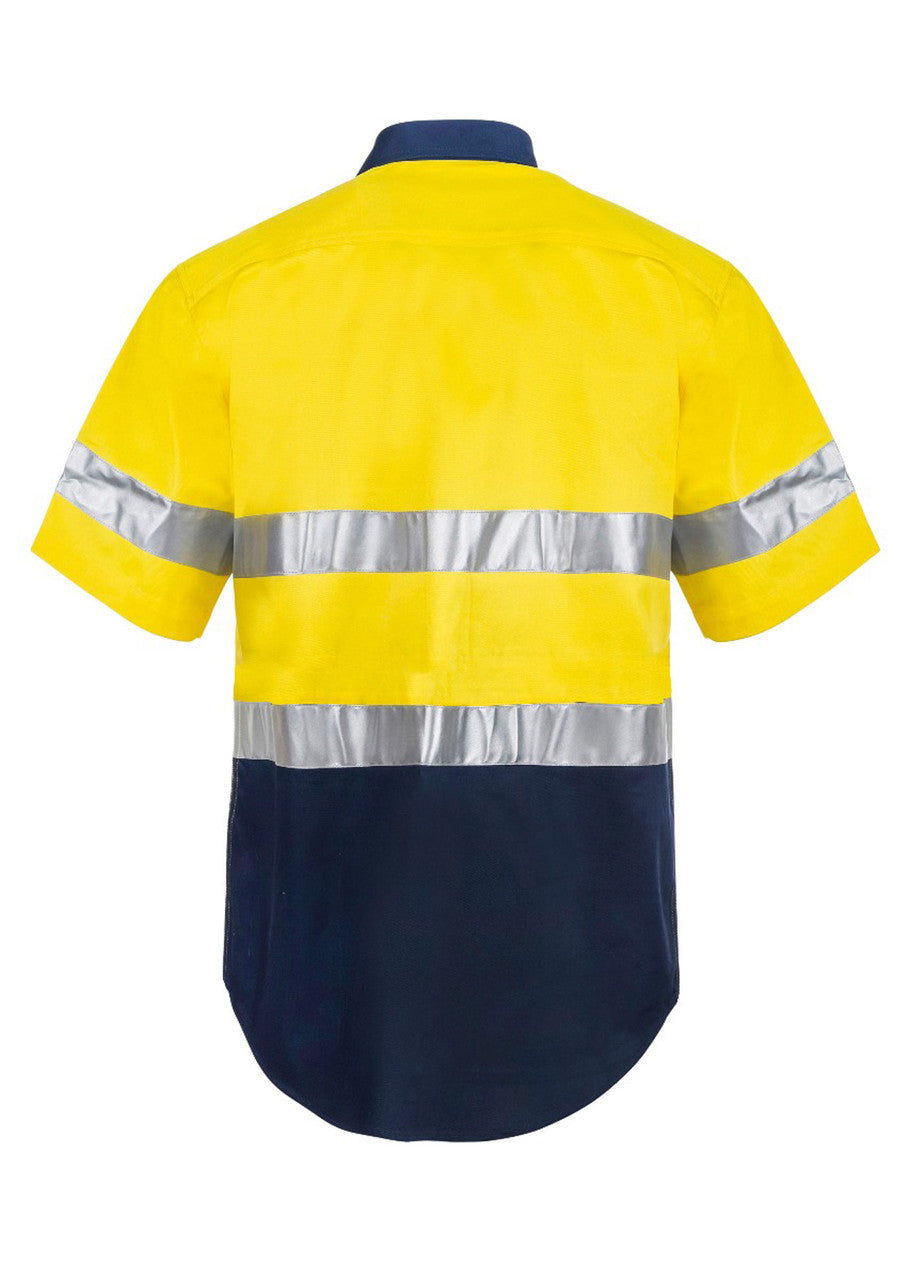 WS4001 Two Tone S/S Shirt W Csr Tape