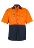 WS4248 Cotton S/S Shirt W Mesh Insert