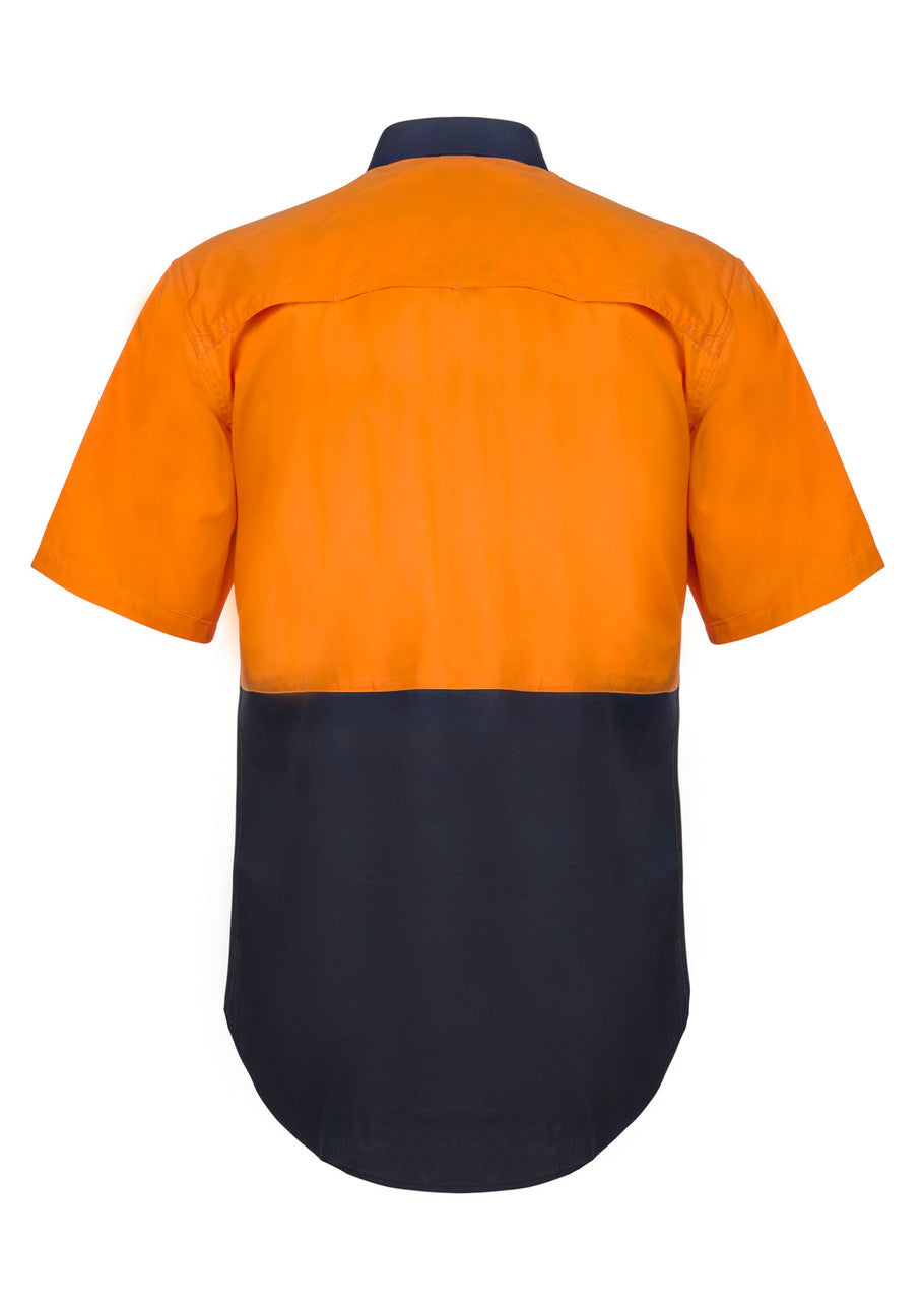 WS4248 Cotton S/S Shirt W Mesh Insert