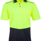 SW81 UNISEX HI-VIS BAMBOO CHARCOAL SS POLO