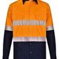 SW83 UNISEX HI VIS COOL-BREEZE SAFETY LS SHIRT (SEGMENTED TAPE)