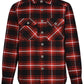 WT07 UNISEX QUILTED FLANNEL SHIRT-STYLE JACKET