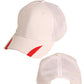 With BuckleCH41 CONTRAST PEAK TRIM CAP