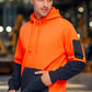 SW91 Hi-Vis Two Tone Water Resistant Fleece Hoodie