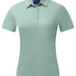 PS96 SUSTAINABLE JACQUARD KNIT POLO Ladies