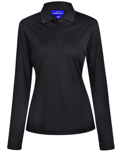 PS90 LUCKY BAMBOO LONG SLEEVE POLO Ladies
