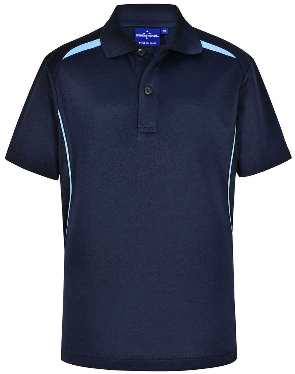 PS93K KIDS SUSTAINABLE POLY/COTTON CONTRAST SS POLO