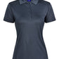 PS88 BAMBOO CHARCOAL CORPORATE SHORT SLEEVE POLO Ladies