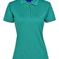 PS88 BAMBOO CHARCOAL CORPORATE SHORT SLEEVE POLO Ladies