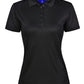 PS88 BAMBOO CHARCOAL CORPORATE SHORT SLEEVE POLO Ladies