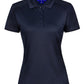 PS88 BAMBOO CHARCOAL CORPORATE SHORT SLEEVE POLO Ladies