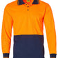 SW05TD High Visibility Long Sleeve Polo