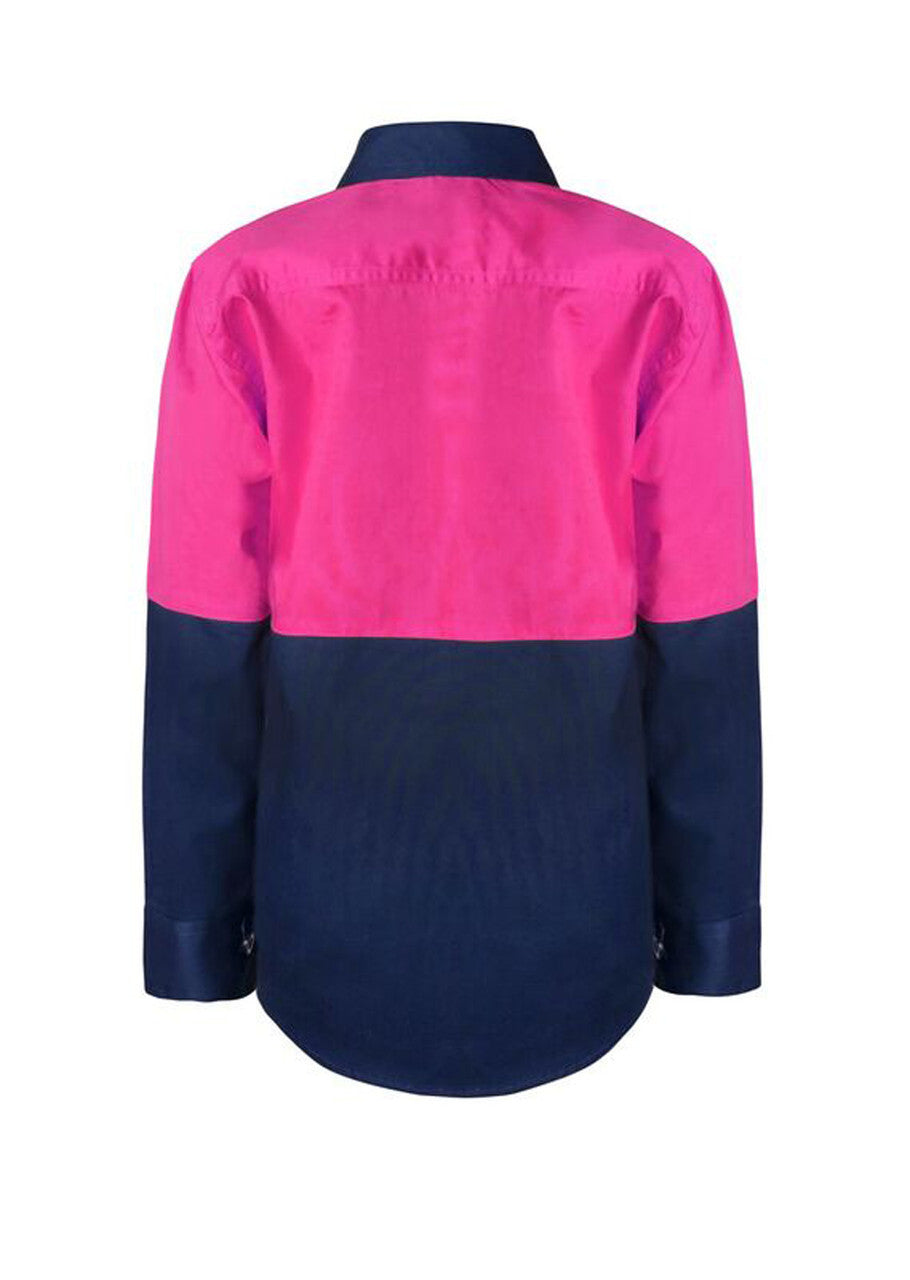 WSK128 Kids Two Tone Shirt