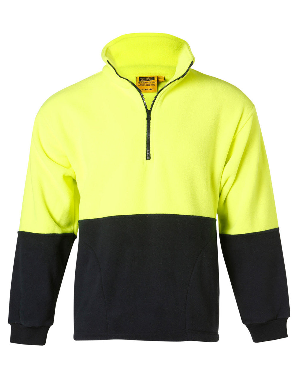 SW07 HI-VIS 2 TONE POLAR FLEECE