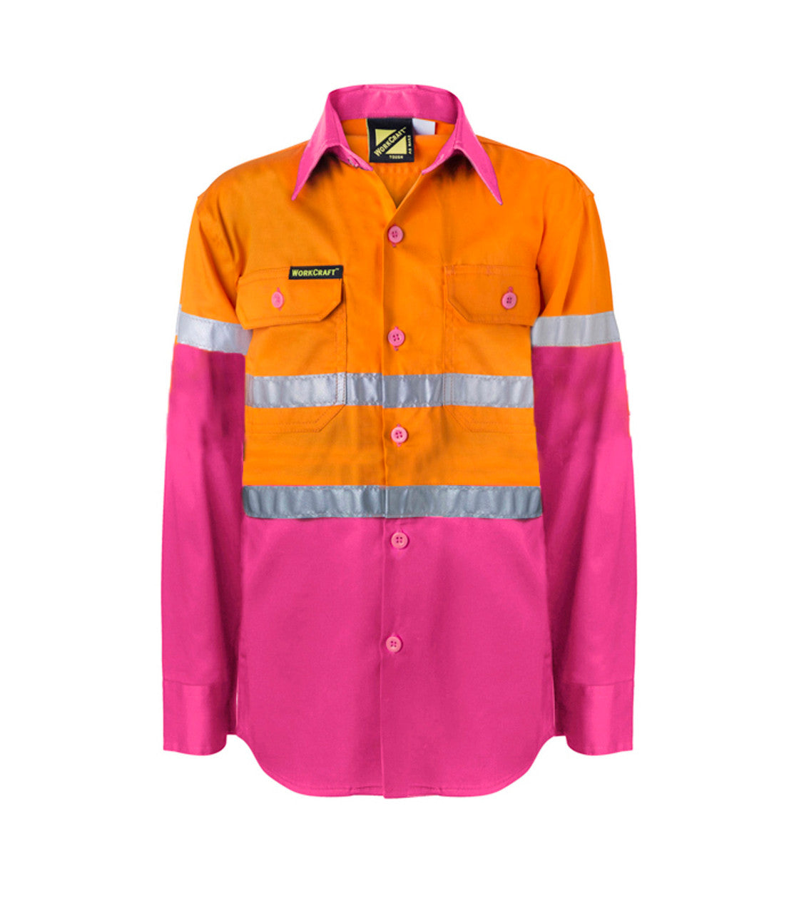 Copy of WSK127 Kids Hi WSK125 Kids Hi Vis Shirt Csr Ref TapeVis Shirt Long Sleeve