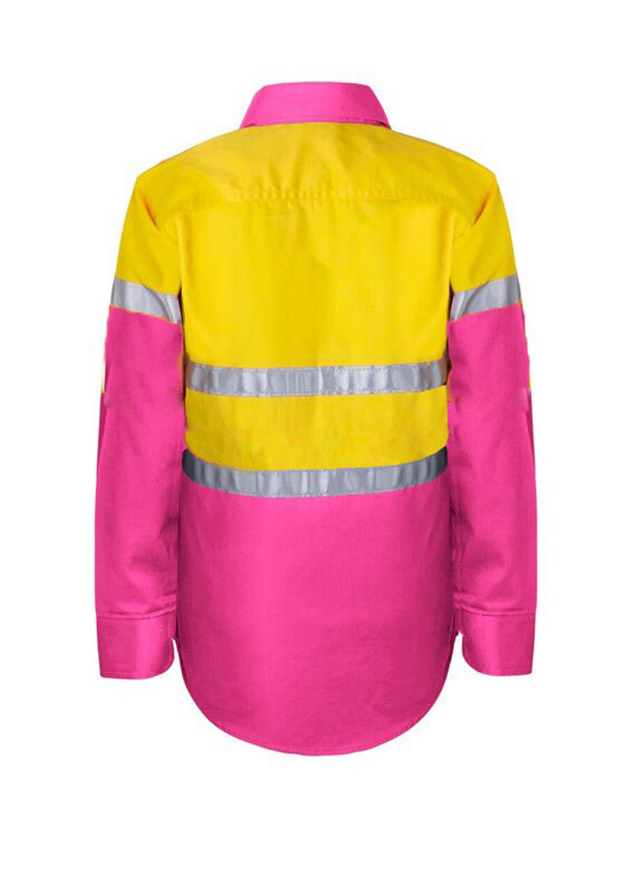 Copy of WSK127 Kids Hi WSK125 Kids Hi Vis Shirt Csr Ref TapeVis Shirt Long Sleeve