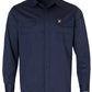 WT10 MENS STRETCH WORK SHIRT WITH 2 FRONT FLAP POCKETS