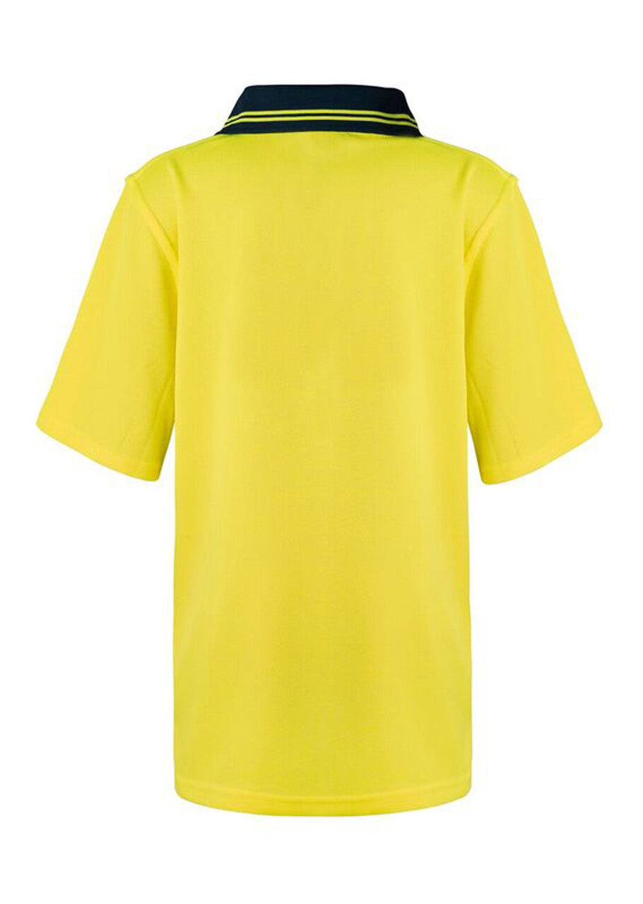 WSPK20 Kids S/S Two Tone Polo