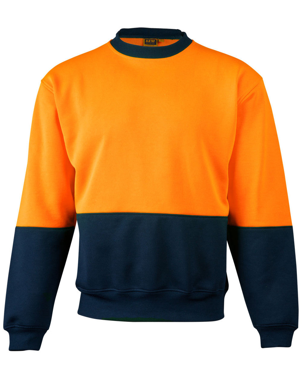 SW09 HI-VIS 2 TONE CREW NECK
