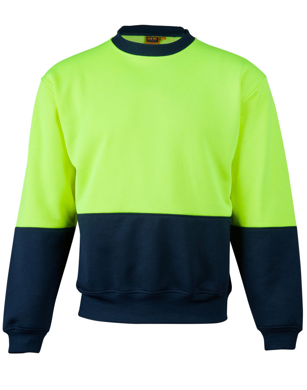 SW09 HI-VIS 2 TONE CREW NECK