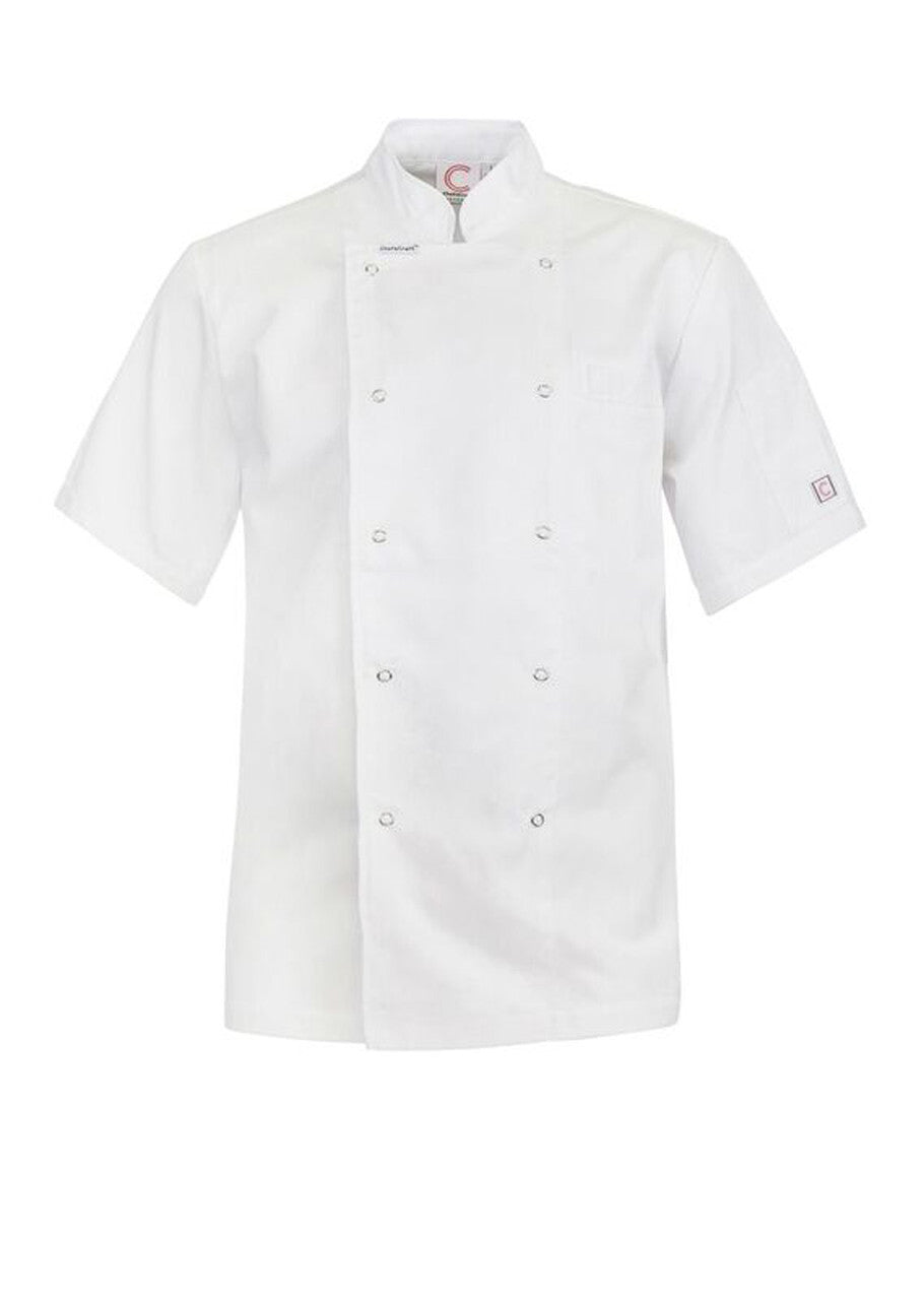 CJ040 Exec Chef Jacket With Studs Ss - Discontinued