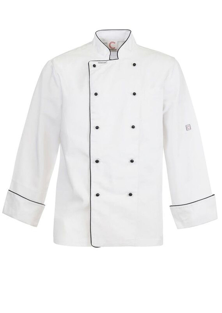 CJ037 Exec Chef Jacket With Piping