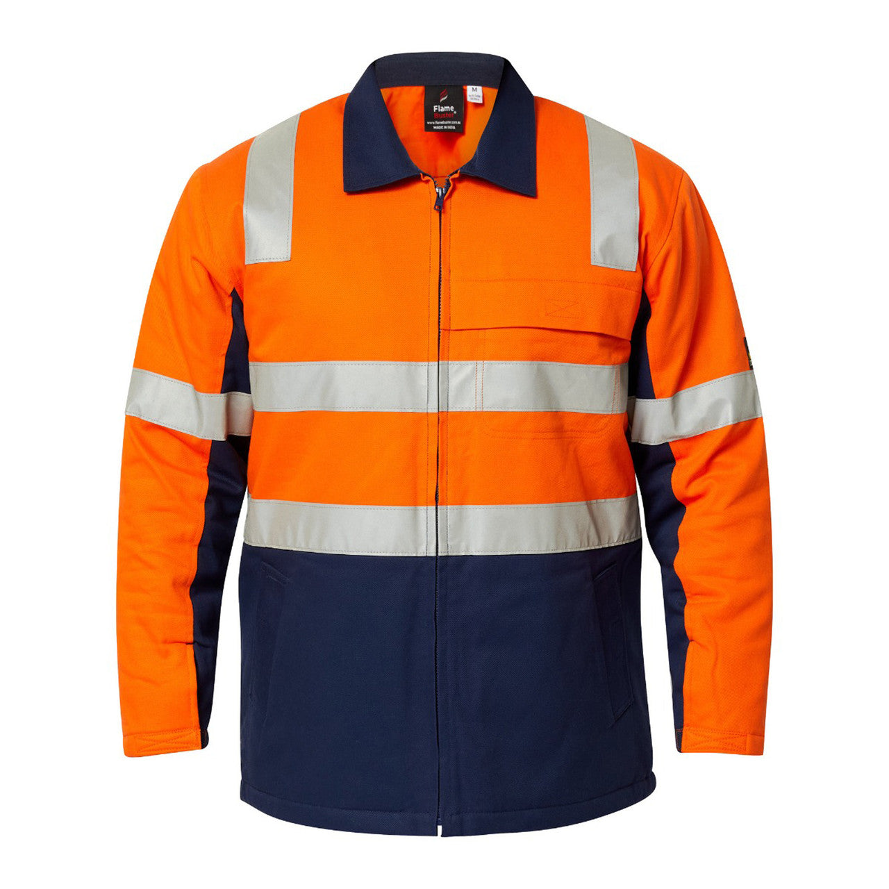 WJ8019 Hi Vis Quilted Jkt W/Tape