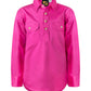 WSK131 Kids Half Placket Full Col Sht