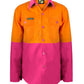 WSK127 Kids Hi Vis Shirt Long Sleeve