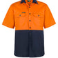 WS4248 Cotton S/S Shirt W Mesh Insert