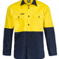 WS4247 Cotton L/S Shirt W Mesh Insert