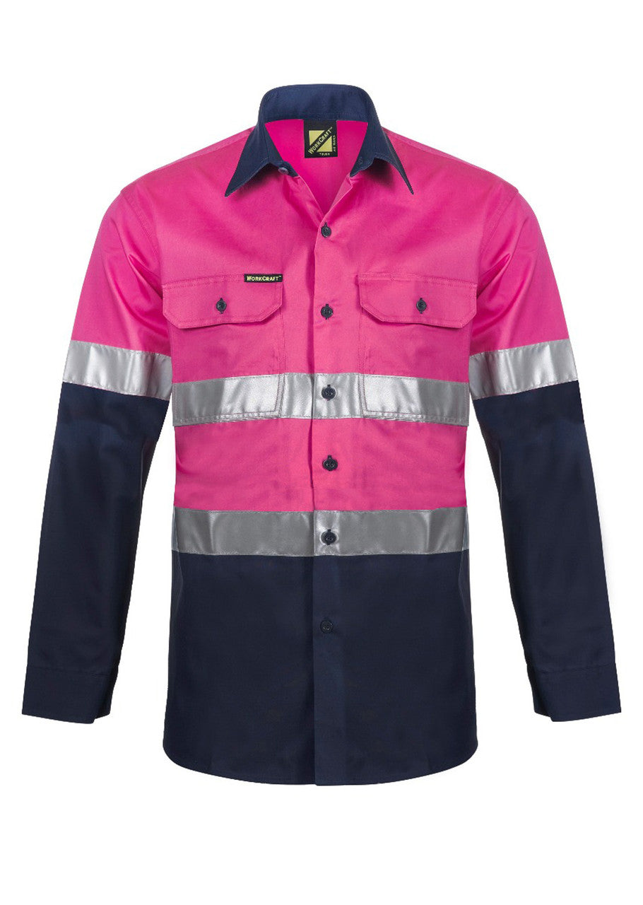 WS4132 Cotton L/S Shirt With Csrtape