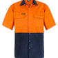 WS3063 Two Tone Hi Vis S/S Shirt Stud