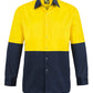 WS3035 L/S Two Tone Hi Vis Shirt Stud