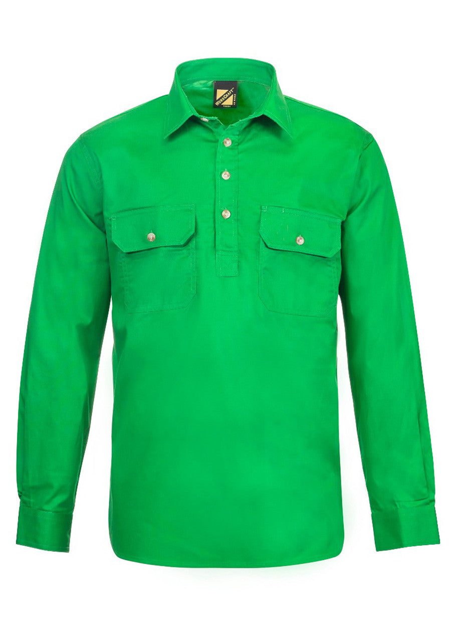 WS3029 Half Placket Full Col Sht