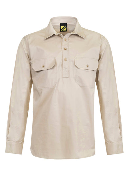 WS3029 Half Placket Full Col Sht